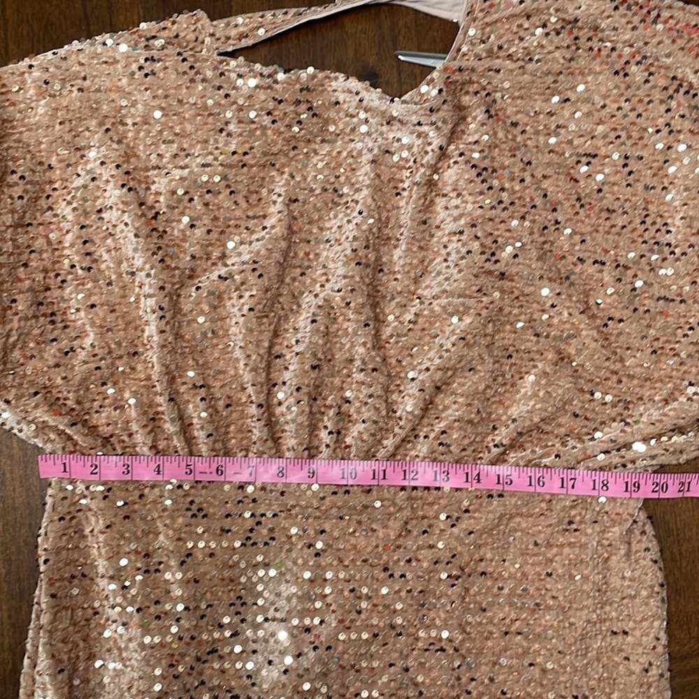 Boohoo blouson sleeve sequin, mini dress - Picture 10 of 14